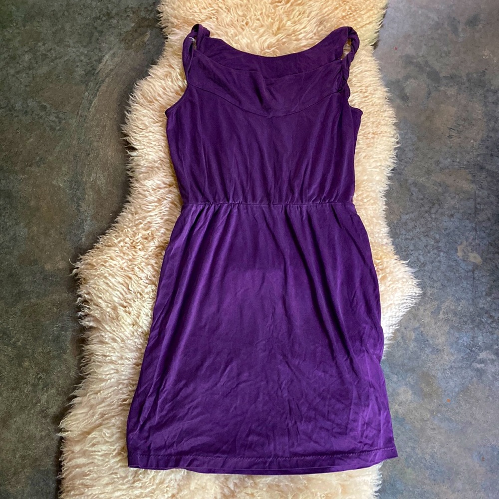 Poleci jewel purple elegant tank dress in size XS